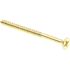 Generic Ws, Flat Hd, Phil Dr, #12 X 3 In., Solid Brass, Package Of 25