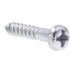 Generic #6 X 3/4" Wood Screws, Round Head, Phillips Drive, Zinc, Package Of 50