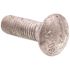 Generic Carriage Bolts, A307 Grade A Hot Dip Galvan Steel, Package Of 5
