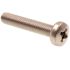 Generic M8-1.25 X 45mm Machine Screw, Pan Head, Phillips, Stainless Steel, Package Of 10