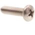 Generic #10-32 X 3/4" Machine Screw, Pan Head, Phillips, Stainless Steel, Package Of 25