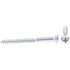 Generic #12 X 2-1/2" Wood Screws, Flat Head, Phillips Drive, Zinc, Package Of 25