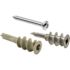 Generic Zinc And Nylon Zip-It Wall Anchors, Heavy Duty Design