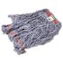 Rubbermaid Commercial Swinger Loop Wet Mop Heads, Blue, Large, Carton Of 6