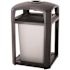 Rubbermaid Commercial 35 Gallon Lndmrk Sable Trash Can With Ashtry Lid And Linr