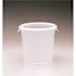 Rubbermaid Commercial 4 Qt White Round Polylne Food Strge Containr Package Of 12