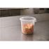 Rubbermaid Commercial 4 Qt Clear Round Polylne Food Strge Containr Package Of 12