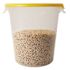 Rubbermaid Commercial 1.5/2 Gal Yellow Rund Food Storage Cntner Ld Package Of 12
