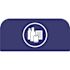 Rubbermaid Commercial Blue Mixed Recycle Decal For 15 Gal Container