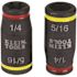 Klein Tools 3-In-1 Impact Flip Socket Set, 1 / 4", 5 / 16", 2-Piece