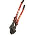 Klein Tools Black/Red Bolt Cutter 24" With Steel Handle