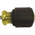 Klein Tools Black Cabinet Tip Screwdriver 3.438" W/round Shank 1-1/2''