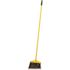 Rubbermaid Commercial Angled Broom, Poly Bristles, Yellow/gray, Package Of 2