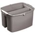 Rubbermaid Commercial Double Utility Pail, 17qt, Gray