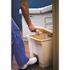 Rubbermaid Commercial Indoor Utility Step-On Wste Cntinr, Squre, Plstc, 8 Gallon