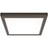 Satco Blink PRO LED 12" Cct 19.5w 120-277v Square Surface Mount Black Fixture