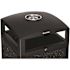Alpine Industries 40-Gallon All-Weather Trash Can W/ Gr Stone Panels And Ashtray