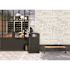Alpine Industries 40-Gallon All-Weather Trash Can W/ Gr Stone Panels And Ashtray