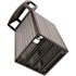 Alpine Industries 40 Gal OD Trash Receptacle Slatted Plastic Panels Grey
