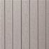 Alpine Industries 40 Gal OD Trash Receptacle Slatted Plastic Panels Grey