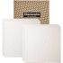 Genesis 2ft X 2ft Stucco PRO Flat White Lay In Ceiling Tile, Case Of 12