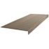 Roppe 12 X 5 Ft Lnr Dst Raised Circular Rubber Sq. Nose Stair Tread