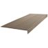 Roppe 12 X 5 Ft Lnr Dst Raised Circular Rubber Sq. Nose Stair Tread