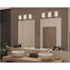 Progress Lighting Replay Three Light Polished NICKEL Bath Light, White Glass