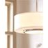 Sea Gull Lighting Brushed NICKEL Nance Two Light Semi-Flush Convertible Pendant