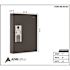 Adir Office 60-Key Stel Hd Digtl Lock Key Cabint Blck W/100 Key Tag Package Of 2