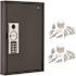Adir Office 60-Key Stel Hd Digtl Lock Key Cabint Blck W/100 Key Tag Package Of 2