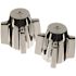 Danco Pair Of Faucet Handles For Central Brass In Chrome