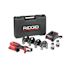 Ridgid Rp 251 Compact Press Tool Kit, 1/2" - 1-1/4" Propress Jaws, 2 Batteries