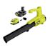 RYOBI One+18v 90 Mph 250 CFM Cordless Leaf Blower/sweeper,battery And Charger