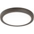 Satco Blink PRO LED 12" Cct 19.5w 120-277v Round Surface Mount Black Fixture