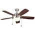 Generation Lighting Discus Classic 44 In. 5-Blade Led Ceiling Fan W/ Light (Brushed Steel)