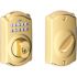 Schlage Camelot Keypad Deadbolt With Turn-Lock, Brass
