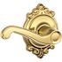 Schlage Flair Lever, Brookshire Passage, Brass