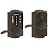 Schlage Camelot Style Touch Entry Accent Lever With Flex-Lock, Aged Bronze