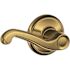 Schlage F-Series Lock F10 Passage Flair Lever Style Antique Brass
