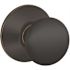 Schlage F-Series Lock F10 Passage Plymouth Knob Style Aged Bronze
