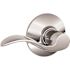 Schlage F-Series Lock F10 Passage Accent Lever Style Bright Chrome