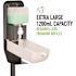 Alpine Industries 1200ml Liquid Gel Hand Sanitizer Soap Dispenser -Floor Stand