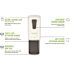 Alpine Industries 1200ml Liquid Gel Hand Sanitizer Soap Dispenser With Driptray