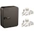 Adir Office Stel Havy-Duty 30-Ky Cabnt W/comb Lck Blck W/100 Ky Tag Package Of 2