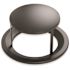 Alpine Industries Rain Bonnet Trash Can Lid Round 32 Gal. Outdoor Trash Can