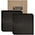 Genesis 2ftx2ft Stucco PRO Revealed Edge Black Lay In Ceiling Tile, Carton Of 12