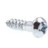 Generic Wood Screws, Round Head, Phillips , #5 , Zinc, Package Of 50