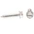 Generic Sheet Metal Screws, He Washer Head, #12, Zinc, Package Of 50