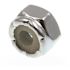 Generic Nylon Insert Lock Nuts, Grade 2 Zinc, Package Of 50